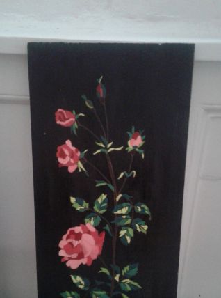 Pyrogravure roses 60.