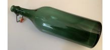 Bouteille XXL verre épais vert foncé