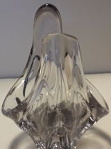 centre de table en cristal violet