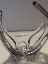 centre de table en cristal violet