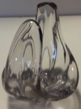 centre de table en cristal violet