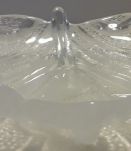 Centre de table forme de feuille verre soufflé