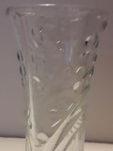 Vase en verre transparent