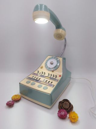 Lampe téléphone /Lampe industrielle /Detournement d'objet
