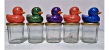 Bocal canard, lot de 5 bocaux de rangement