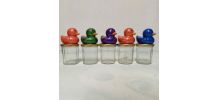 Bocal canard, lot de 5 bocaux de rangement