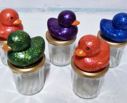 Bocal canard, lot de 5 bocaux de rangement