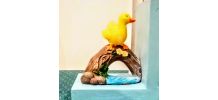 Serre livres canards jaunes