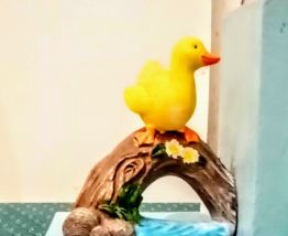 Serre livres canards jaunes
