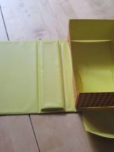 1 Boite a cassettes audio 1960 vintage pliable 