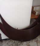 Table ovale avec 2 rallonges 1964 assortie avec l'enfilade