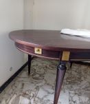 Table ovale avec 2 rallonges 1964 assortie avec l'enfilade