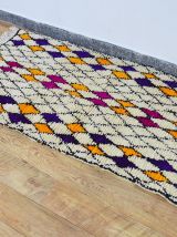 Tapis berbère losanges coloré 190 X 100 CM