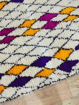 Tapis berbère losanges coloré 190 X 100 CM