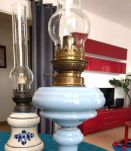Lampe à pétrole ancienne, fonctionnelle