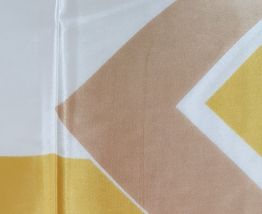 Foulard vintage à motifs géométriques