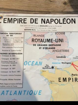 Carte scolaire Napoléon 1er