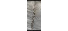 Collier graine de café acier inoxydable