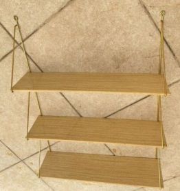 etagere permalux   1960  a 70 bois recouvert de formica une 