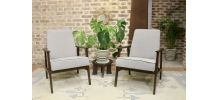 Paire de fauteuils Henryk Lis 300-190 années 1970 retapissée