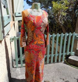 robe longue desigual neuf demarquee vintage t xs ou 34-36 