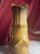 Très beau vase paonne et son paonneau