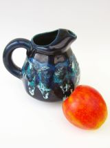 Petit PICHET vintage bleu | style fat lava | capacité 1 L