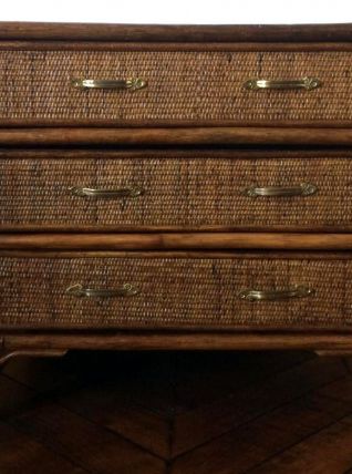 Commode en rotin, vers 1960 
