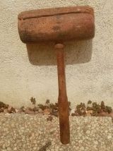 gros maillet en bois,ancien , vintage
