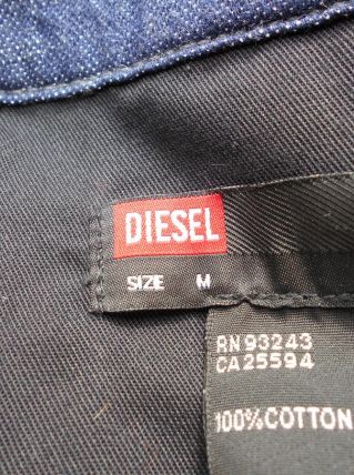 DIESEL VESTE VINTAGE JEAN BLEU MARINE QUASI NEUF T  M  OU 38