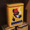 Boite Banania métal lithographiée réédition 80 ans