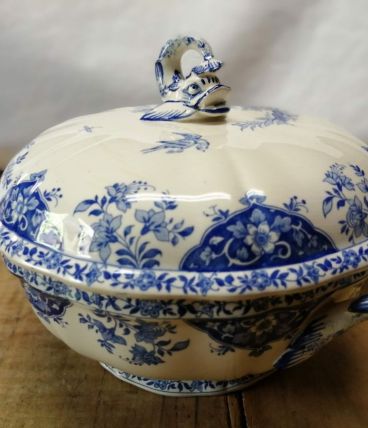 Soupière Gien modèle Delft