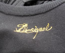 DESIGUAL ROBE NOIR QUASI NEUF VINTAGE T 36-38
