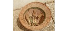 chapeau  en  osier , vintage