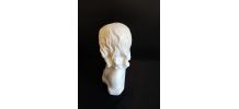 buste jeune fille en plâtre
