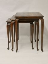 Lot de 3 tables gigognes style Louis XV.