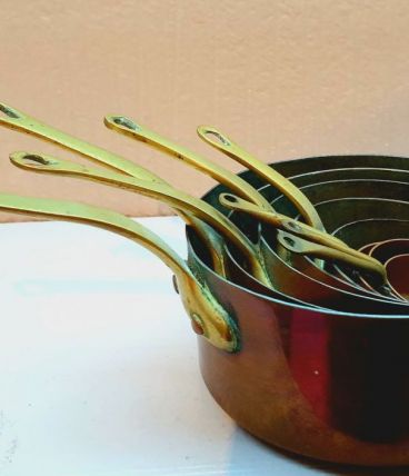 MINI CASSEROLES EN CUIVRE