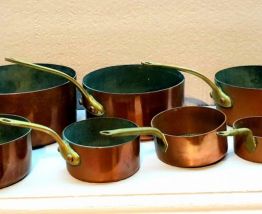 MINI CASSEROLES EN CUIVRE