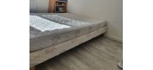 Lit + Matelas 2 places 160x190 BULTEX (négociable)