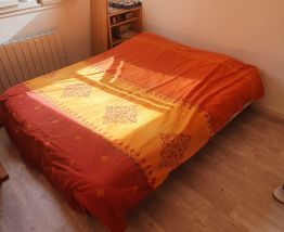 Lit + Matelas 2 places 160x190 BULTEX (négociable)