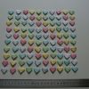 Lot de confettis coeurs en origami Pastel couleurs douces