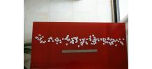 Lot de confettis coeurs en origami Blanc