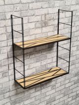 etagere style string 1960   motif geometrique    49x48x17 fi
