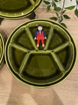 Set de 6 assiettes à fondue Gien 
