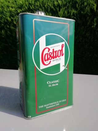 Bidon d'Huile Castrol Publicitaire Garage Automobile 