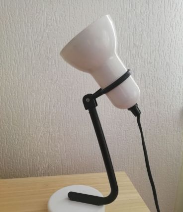 Lampe BRAMA Italienne Vintage Blanche