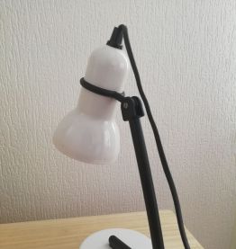 Lampe BRAMA Italienne Vintage Blanche