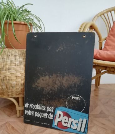 Ardoise Publicitaire "Persil" Ancienne Vintage Epicerie
