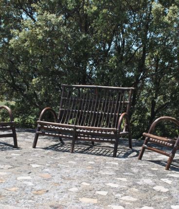 fauteuils en bambou