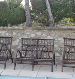 fauteuils en bambou